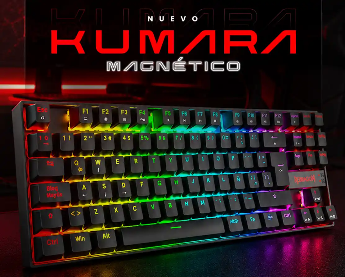 Arte de lanzamiento del nuevo Redragon Kumara Magnético