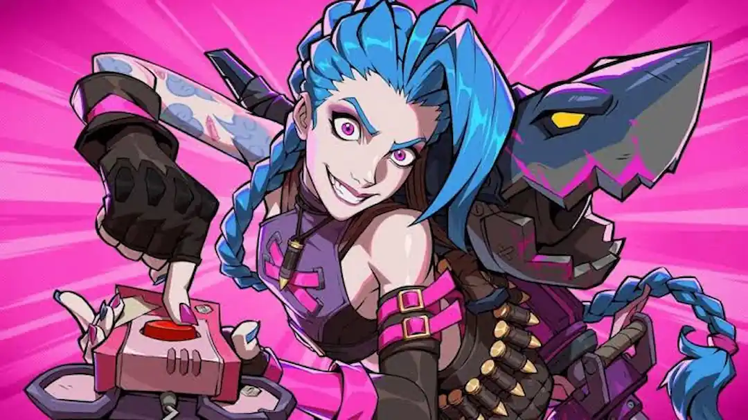 Jinx en 2XKO, uno de los campeones de League of Legends jugables en el free to play de Riot Games