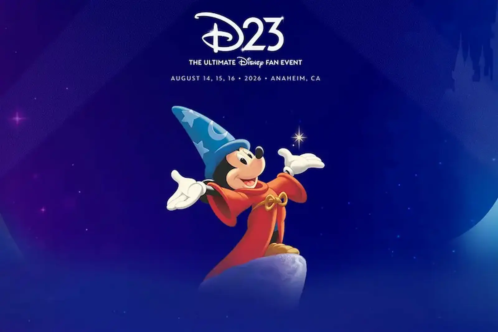 Mickey Mouse como aprendiz de hechicero en la imagen oficial de D23 2026