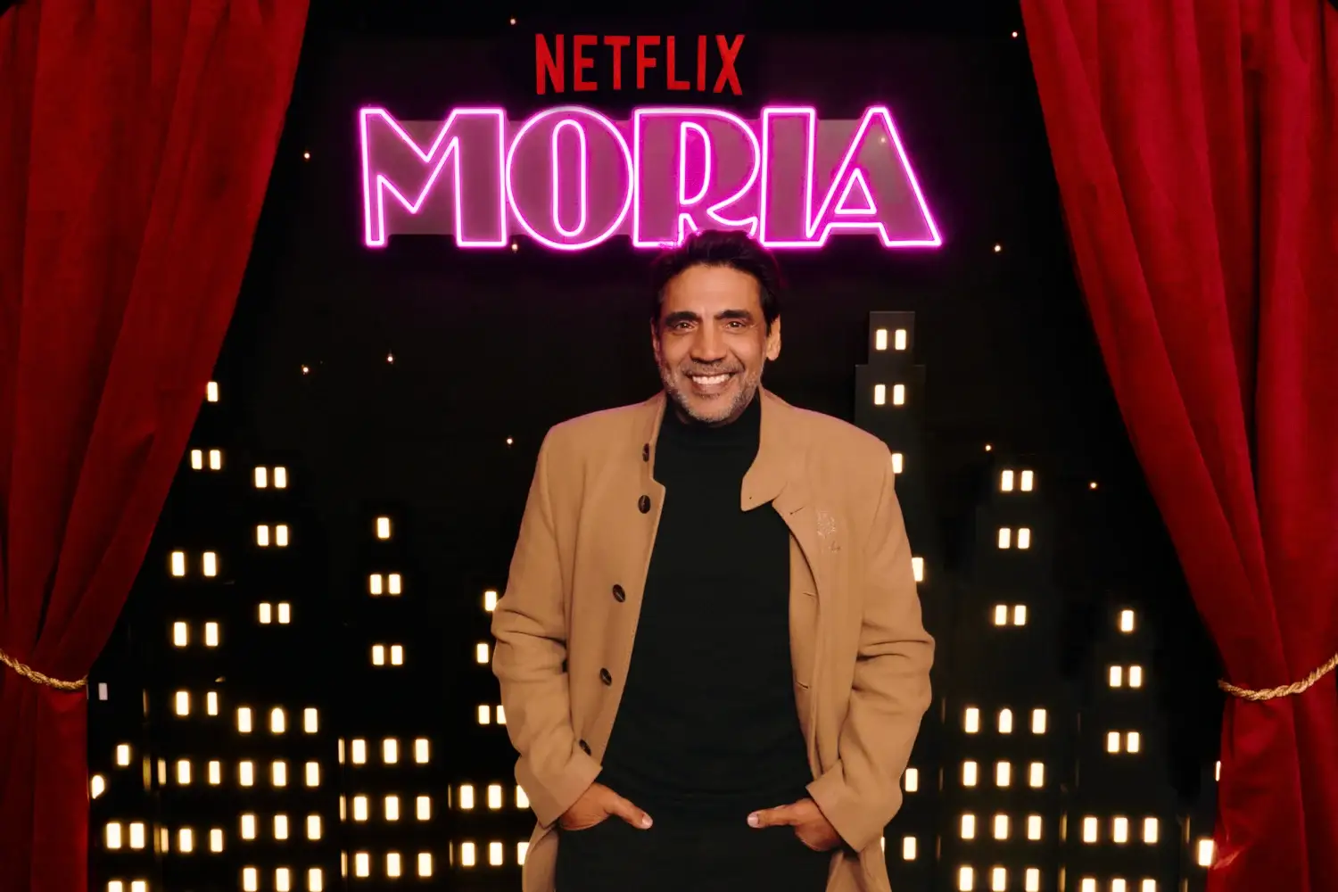 Coco Fernández en la premiere de la serie Moria