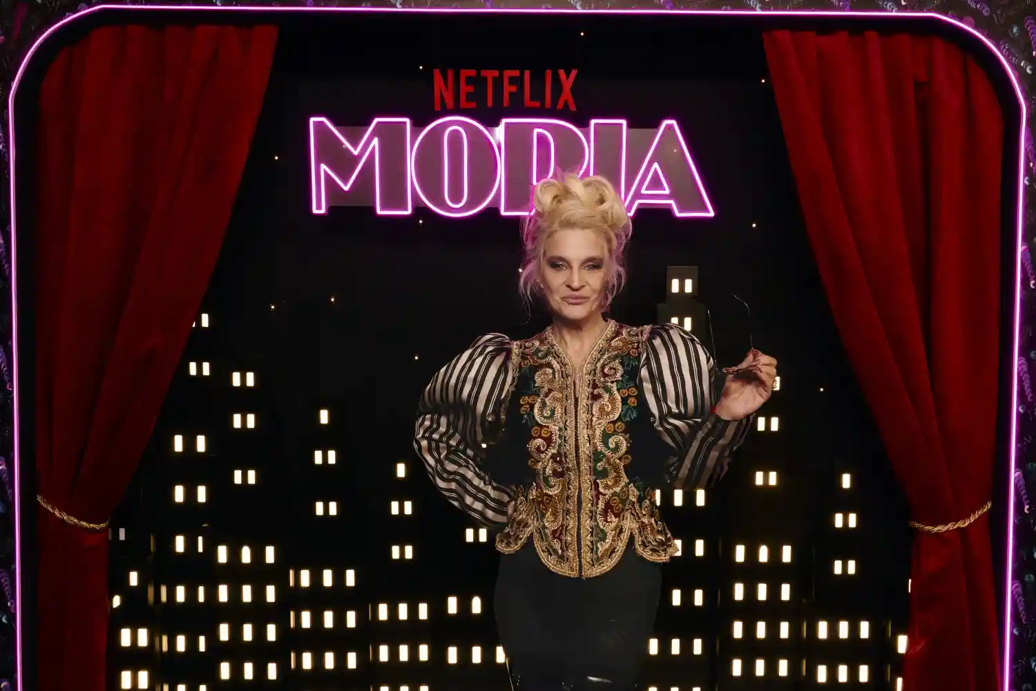 Leticia Brédice en la premiere de la serie Moria