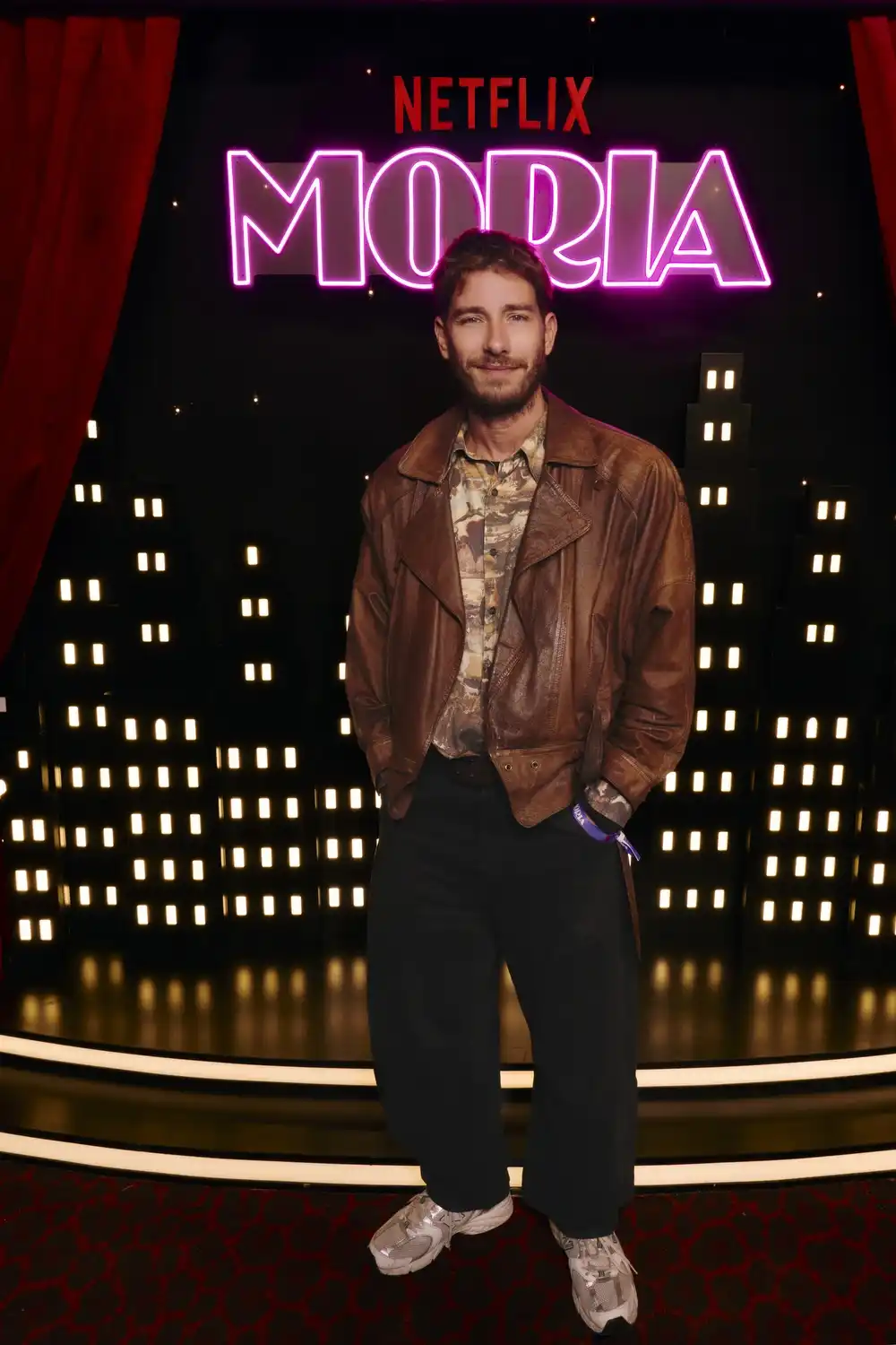 Victorio D'Alessandro en la premiere de la serie Moria