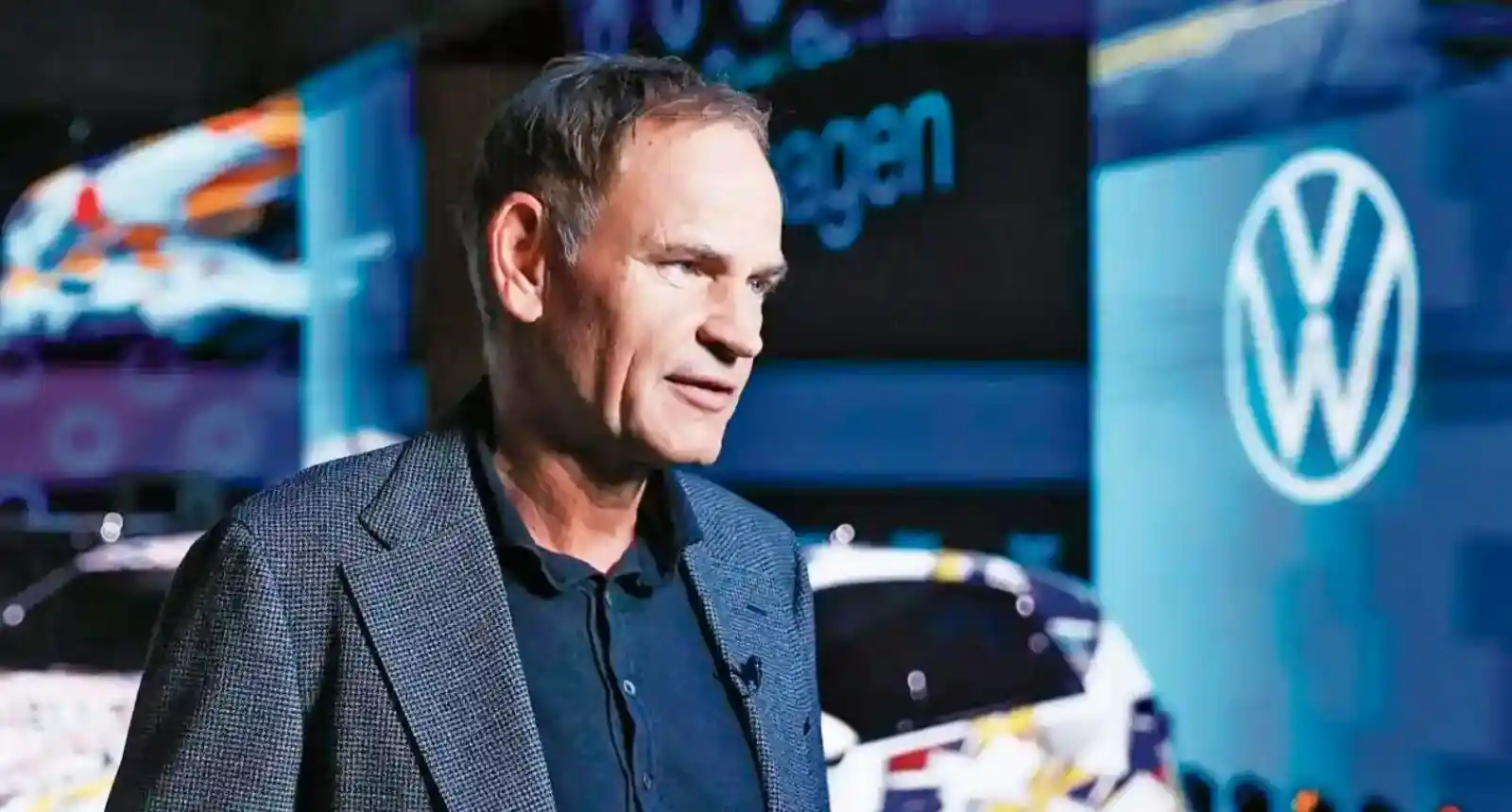 Oliver Blume, CEO de Volkswagen, durante un evento de la marca