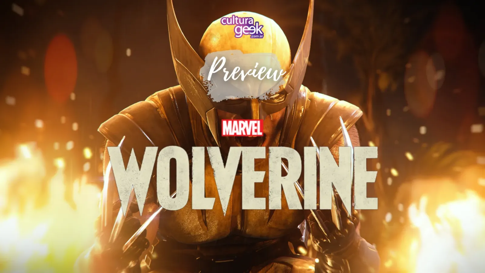 Placa de la preview de Marvel's Wolverine, el juego de Insomniac Games para PS5