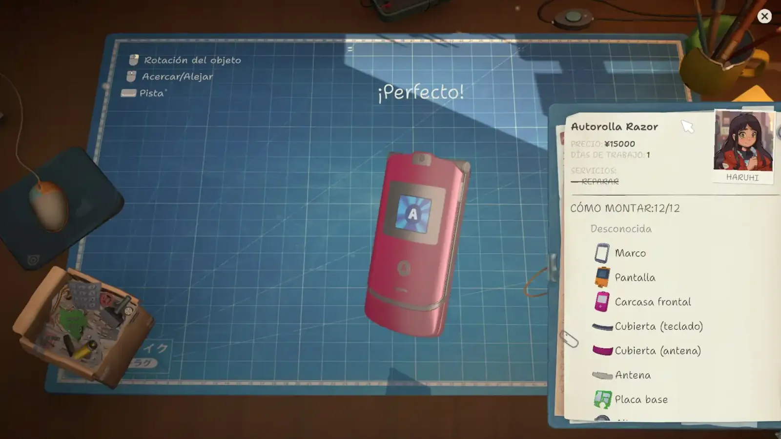 Celular con tapa de los 2000 reparado y listo para personalizar en ReStory