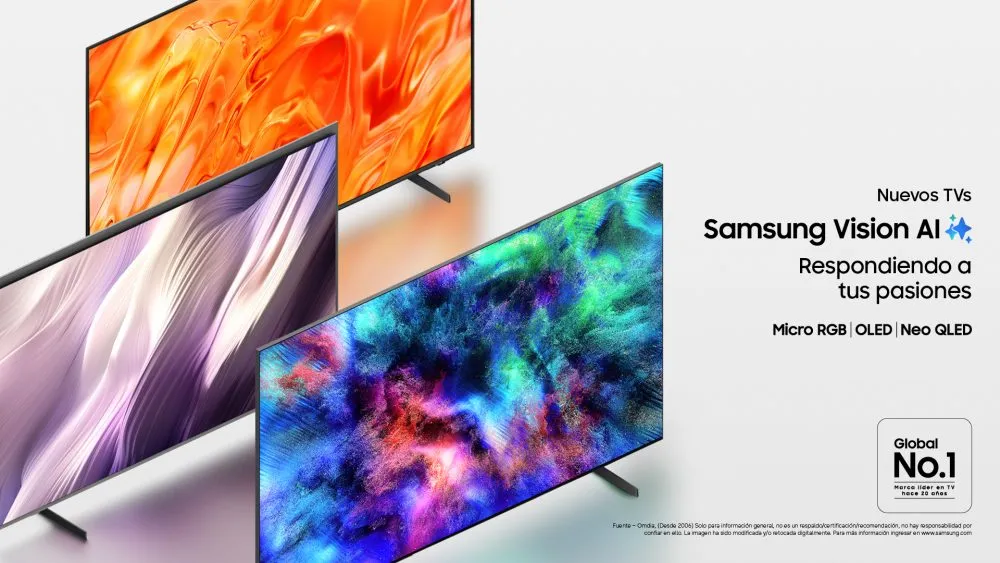 Los nuevos televisores Samsung Vision AI 2026 con Micro RGB, OLED y Neo QLED