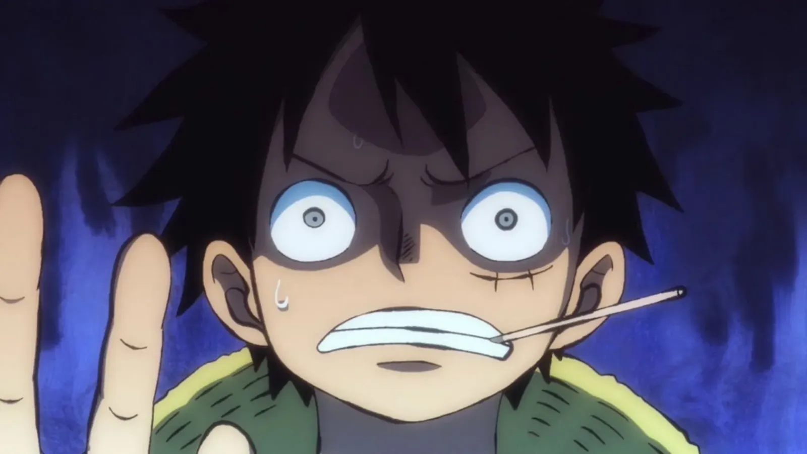 Luffy de One Piece con cara de sorpresa, imagen sobre la crisis de la revista Shonen Jump