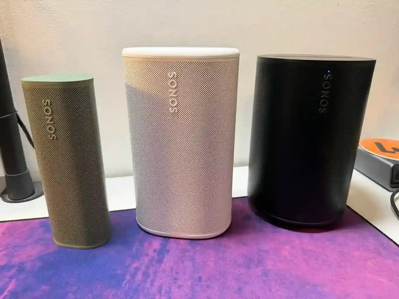 La familia Sonos pequeña: Roam 2, Play y Era 100