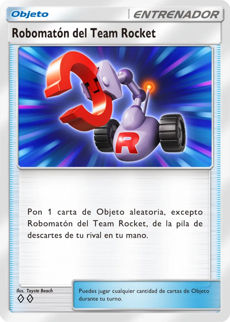 Carta de objeto Robomatón del Team Rocket en Pokémon Pocket