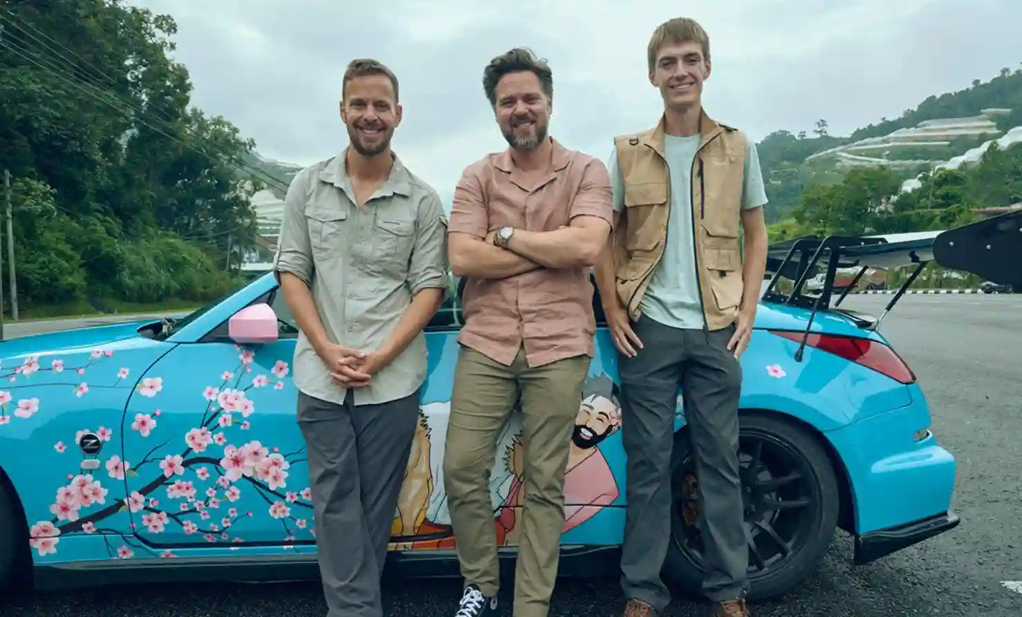 Francis Bourgeois, James Engelsman y Thomas Holland, los nuevos presentadores de The Grand Tour