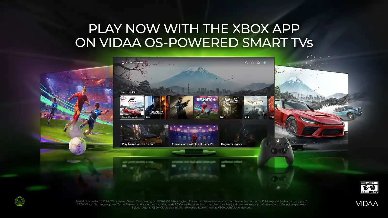 Anuncio oficial de Xbox: la app llega a los smart TV con VIDAA OS