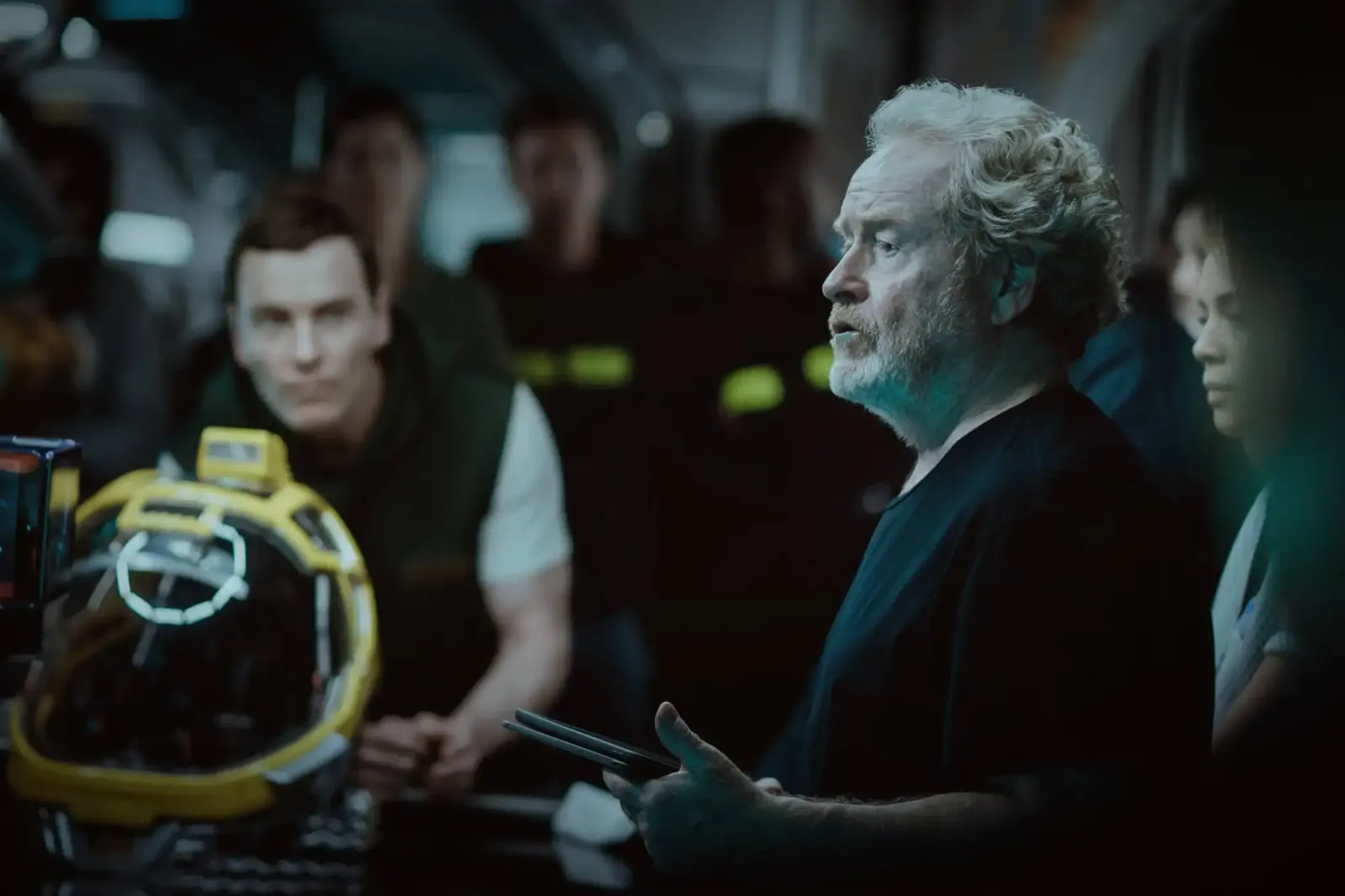 Alien Covenant - Ridley Scott y Michael Fassbender