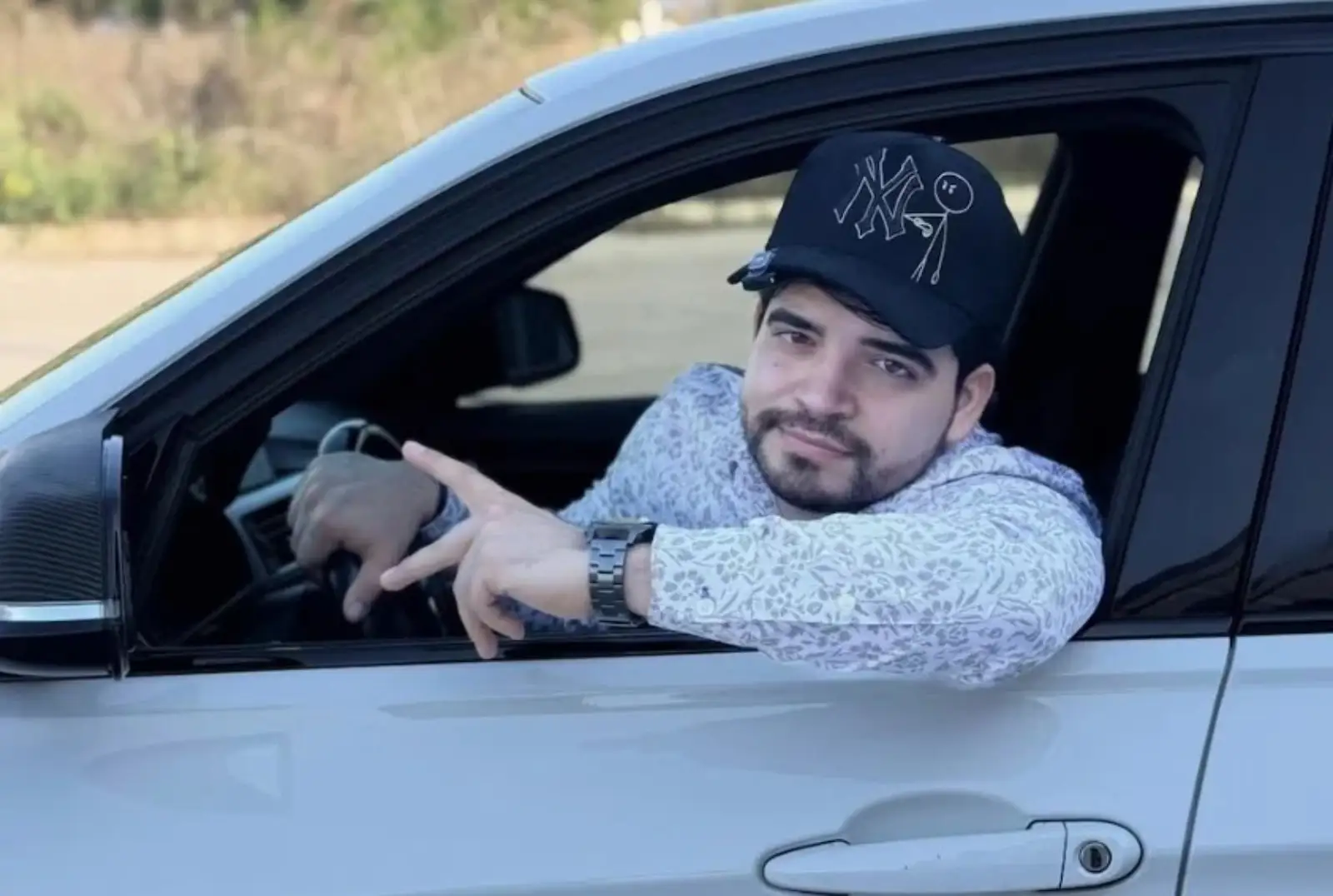Retrato del influencer César Gastélum, asesinado durante una transmisión en vivo en Culiacán