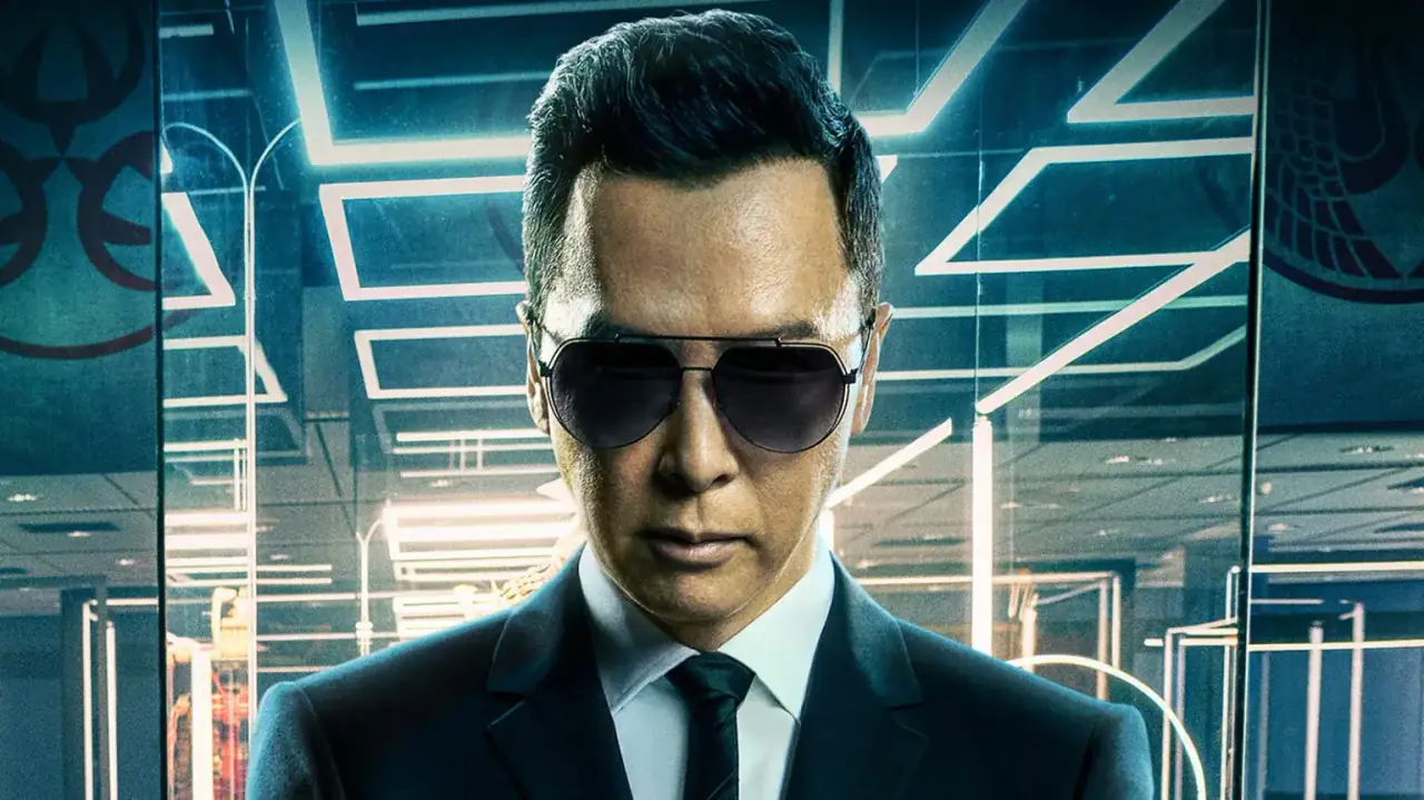 Donnie Yen como Caine, el asesino ciego protagonista del spin-off de John Wick que él mismo dirige