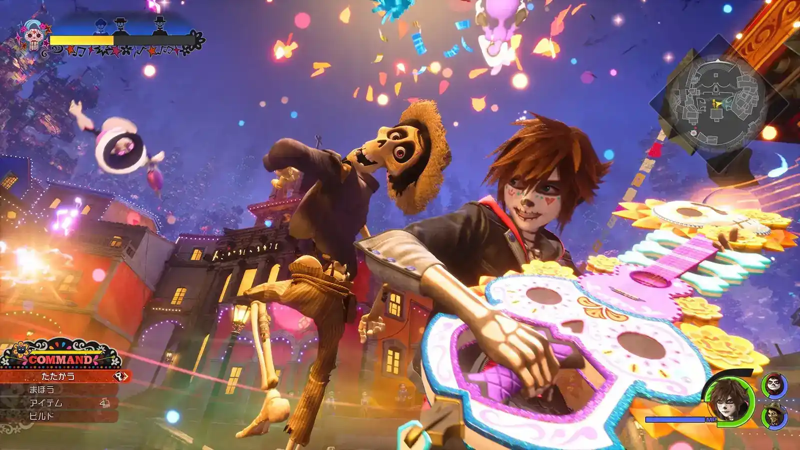 Sora con la Keyblade en un mundo de Kingdom Hearts, la saga que Disney no descarta llevar al cine