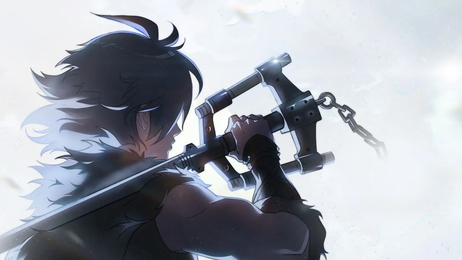 Arte oficial del teaser de Kingdom Hearts, la primera serie de anime de la franquicia de Disney y Square Enix