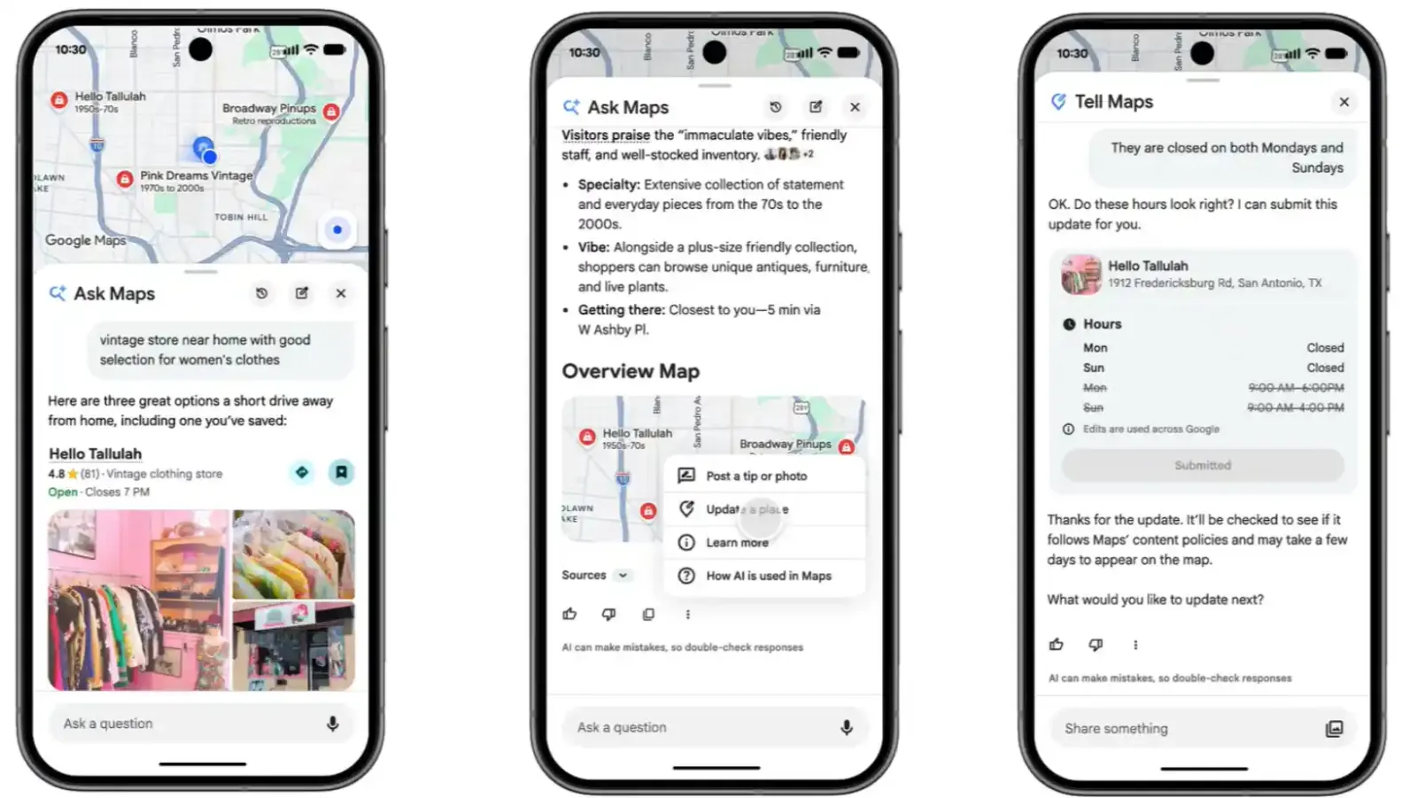 Enviar sugerencias y correcciones a Google Maps desde Ask Maps con la foto de un cartel