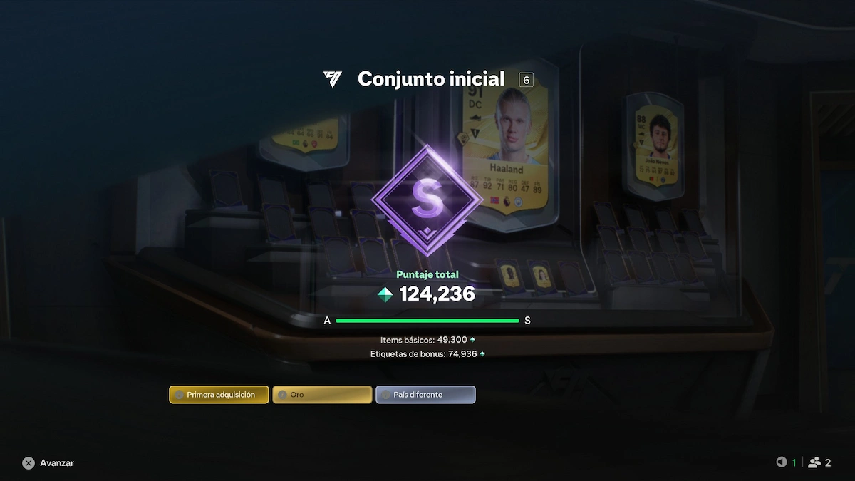 Colección Conjunto inicial calificada con rango S en la Galería FUT de EA Sports FC 27