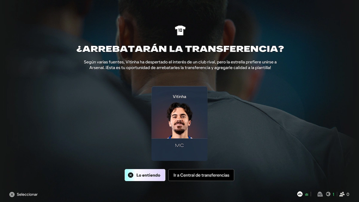 Situación inesperada por una transferencia en el Modo Carrera de EA Sports FC 27
