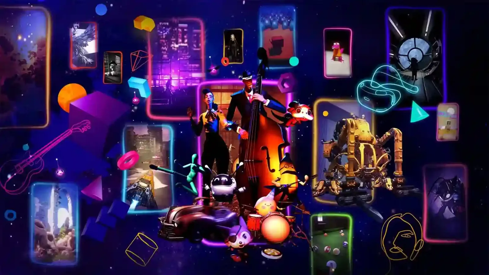 Arte de Dreams, el último juego de Media Molecule, con creaciones de la comunidad