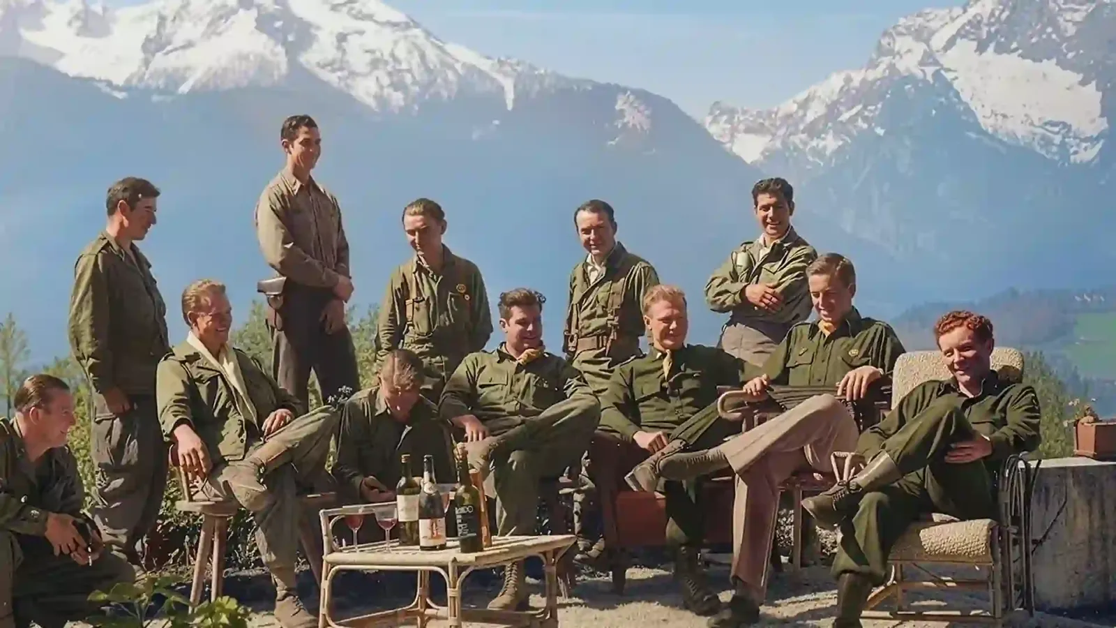 La Easy Company en el Nido del Águila, una de las escenas finales de Band of Brothers