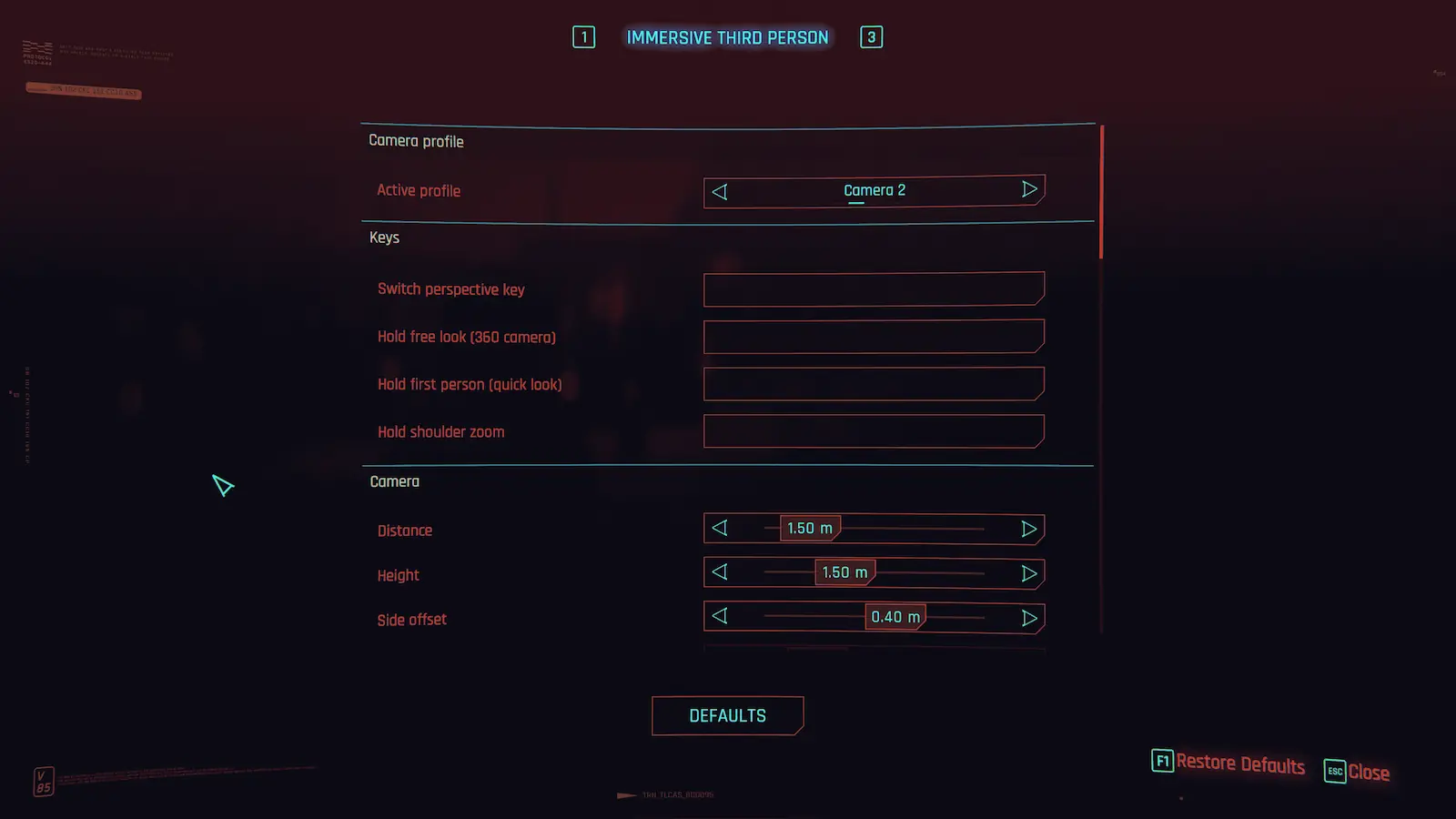 Cyberpunk 2077 - Tercera persona
