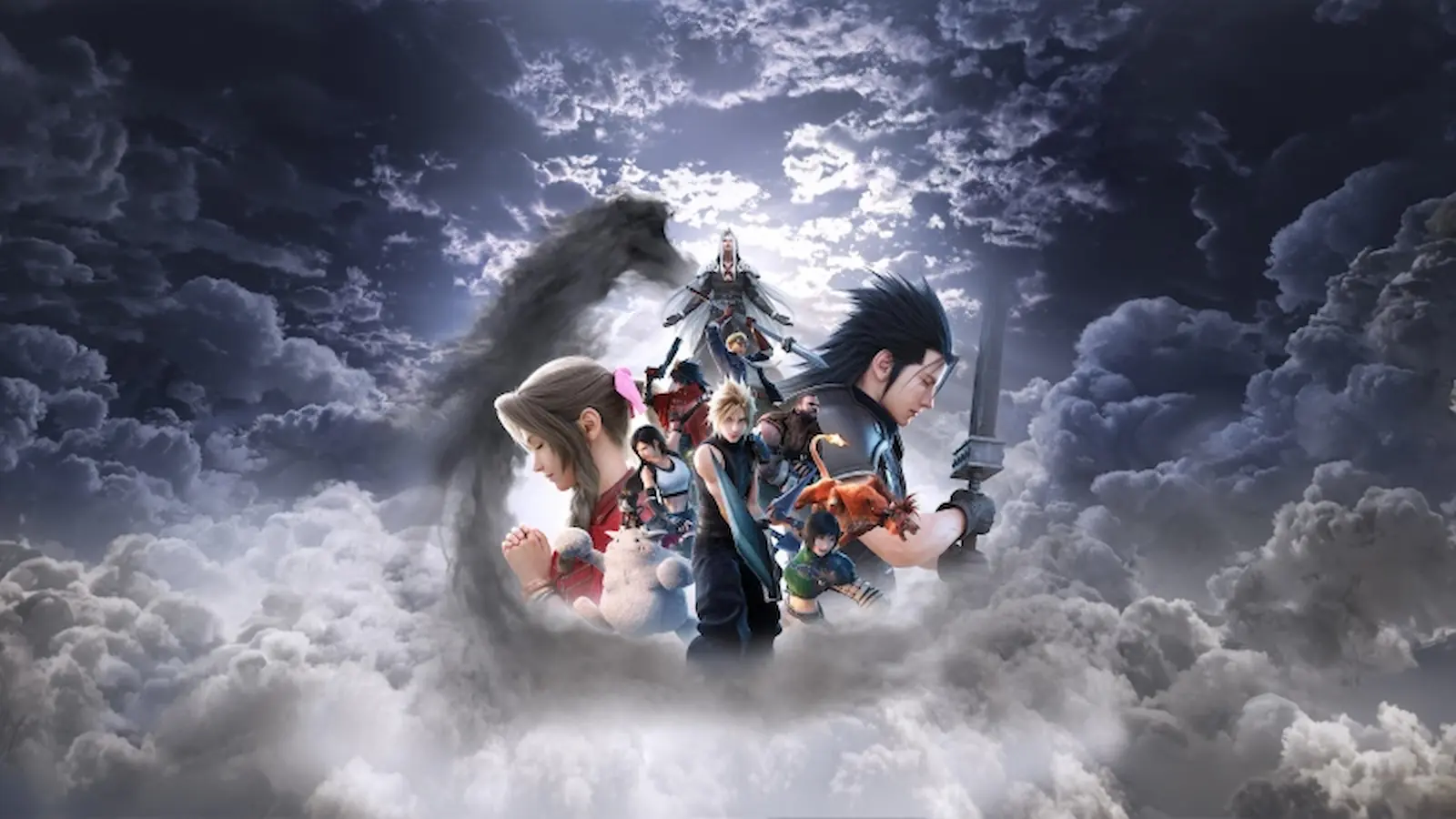 Cloud, Aerith, Zack y Sephiroth entre nubes en el arte de Final Fantasy VII Revelation, el anuncio central del State of Play 2026