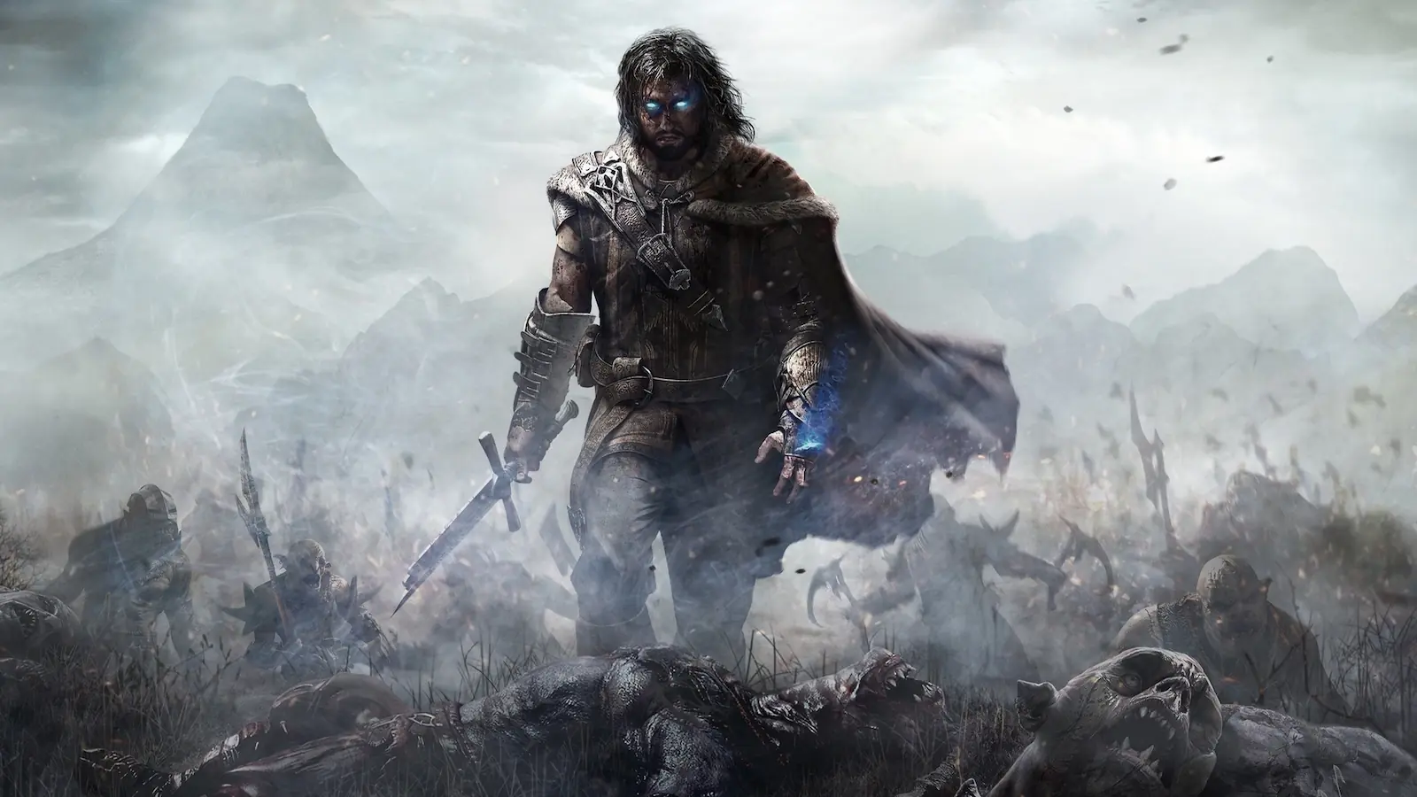 Talion, protagonista de Shadow of Mordor, en el arte principal del juego que llega a Nintendo Switch 2