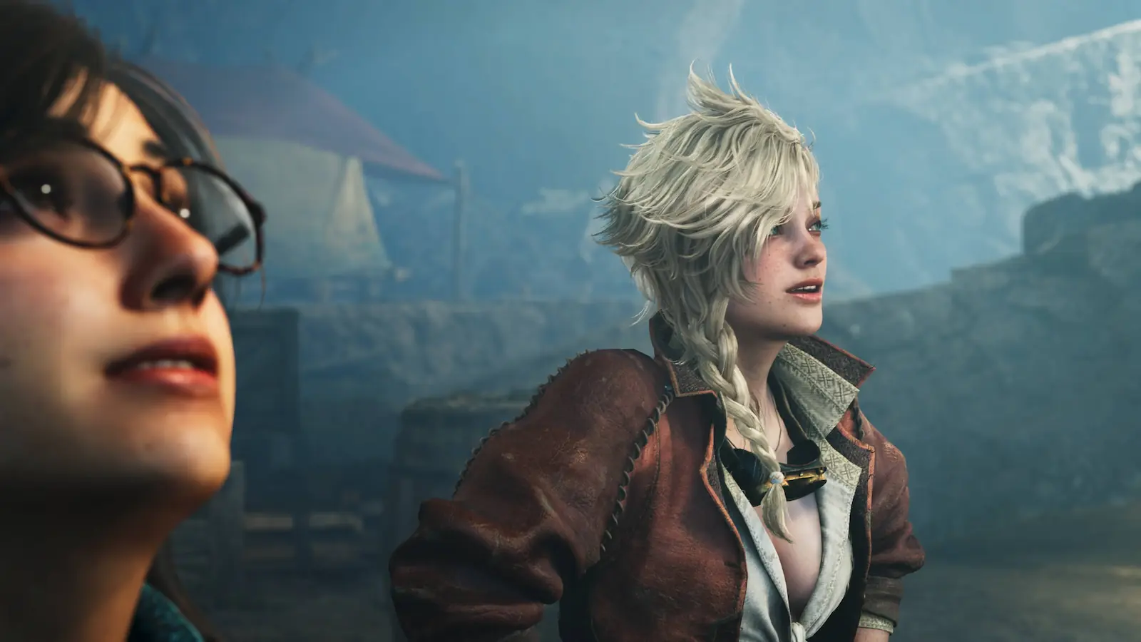Personajes de Monster Hunter Wilds: Ascendance en una escena de la nueva expansión de Capcom
