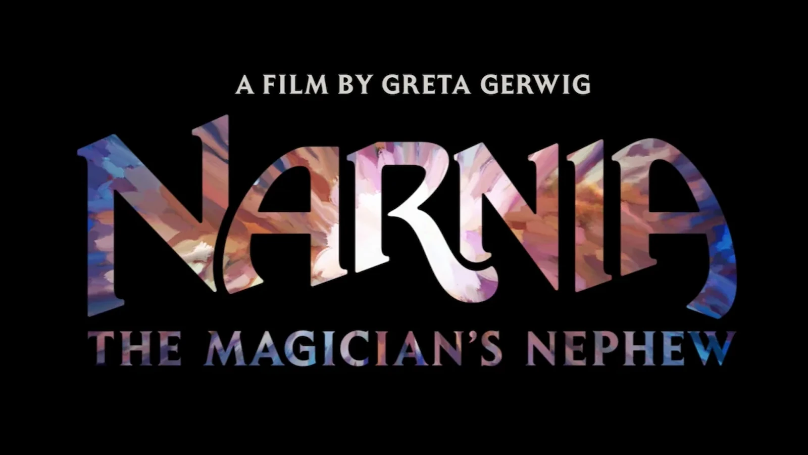 Logo oficial de Narnia: The Magician's Nephew, la película de Greta Gerwig para Netflix