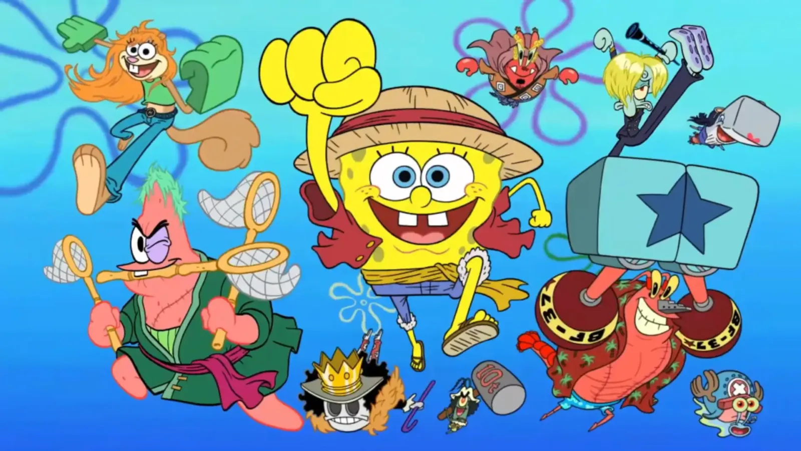 Colaboración de One Piece y Bob Esponja con McDonald's