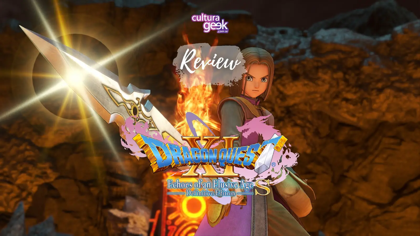 Portada de la review de Dragon Quest XI S: Echoes of an Elusive Age Definitive Edition para Nintendo Switch 2