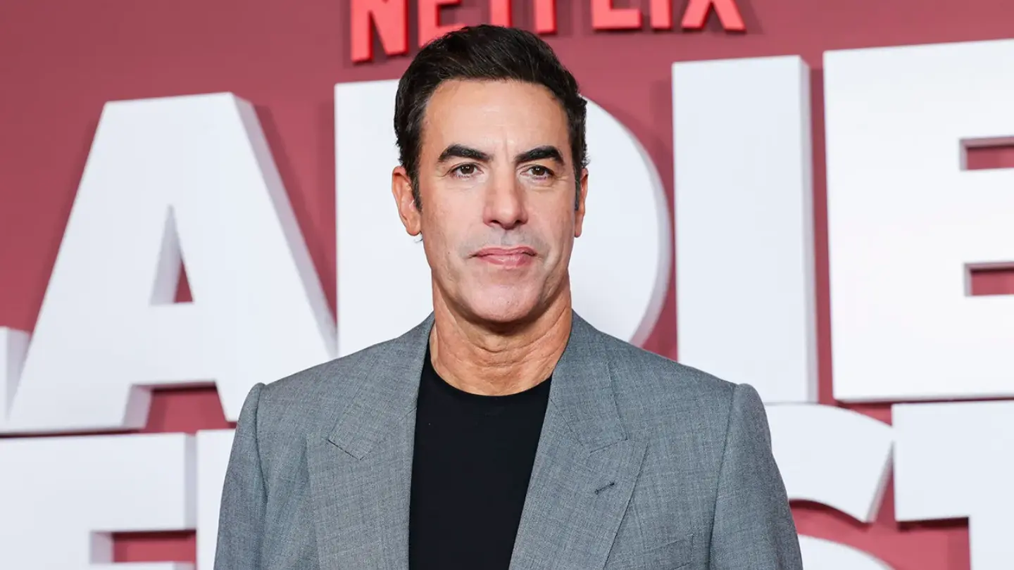 Sacha Baron Cohen en un evento de Netflix