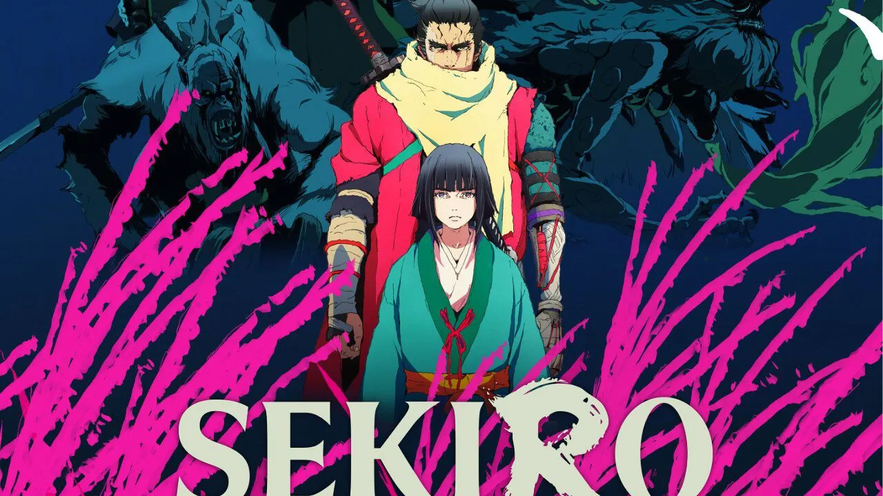 Afiche de Sekiro: No Defeat con Lobo y el Heredero Divino, el anime que llega en enero de 2027