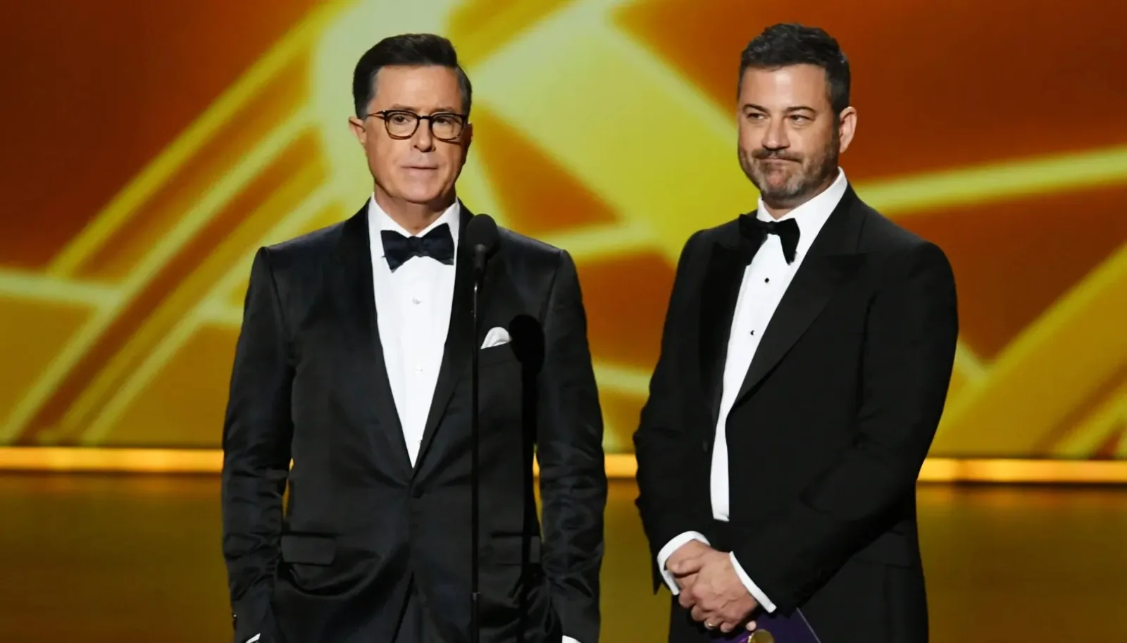 Stephen Colbert y Jimmy Kimmel