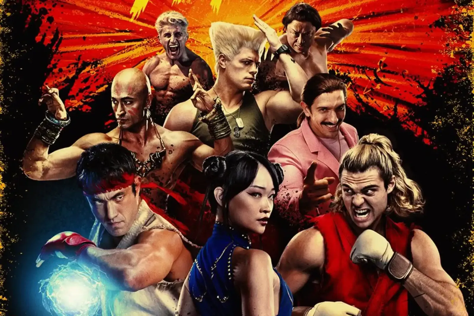 Póster de la película live action de Street Fighter