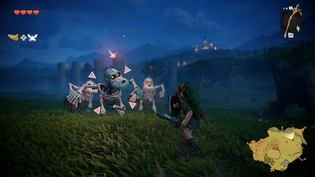 The Legend of Zelda Ocarina of Time Combate