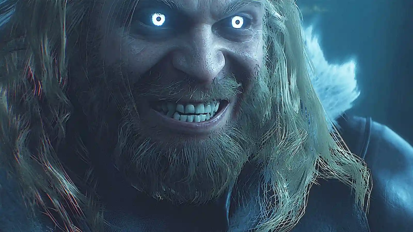 Sabretooth sonriendo en una cinemática de Marvel's Wolverine