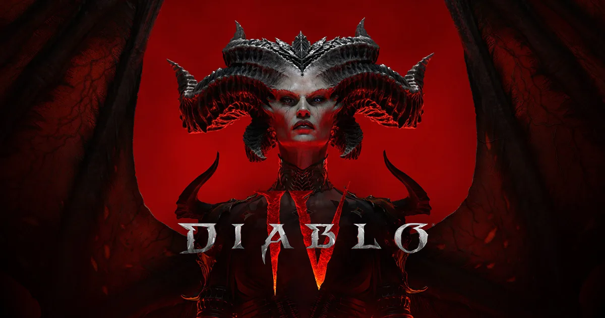 Lilith, la villana de Diablo IV, en el arte oficial del juego que llega a Nintendo Switch 2