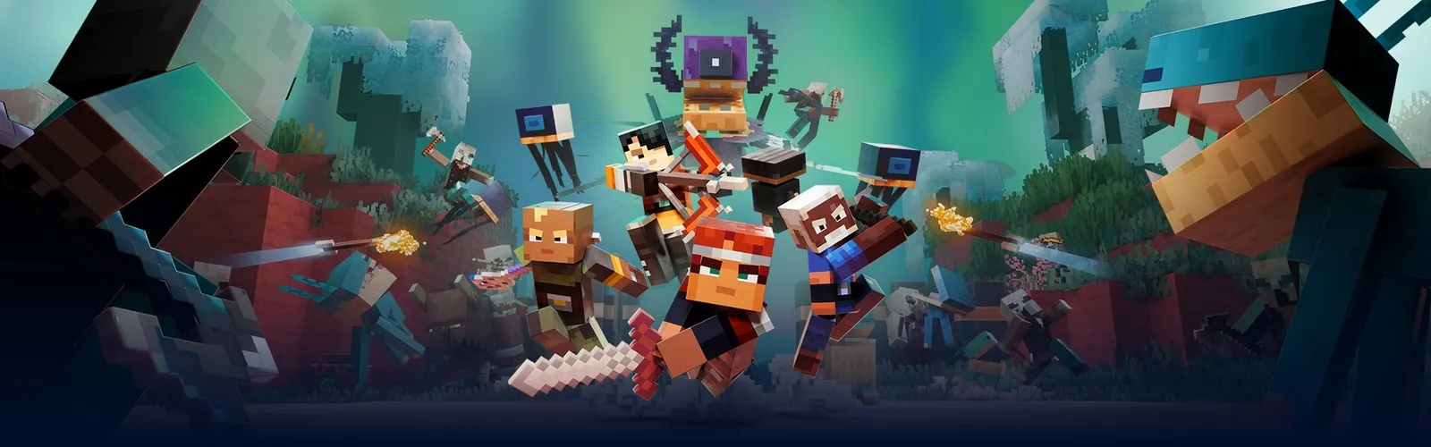Arte oficial de Minecraft Dungeons II, el juego donde debuta The Sift
