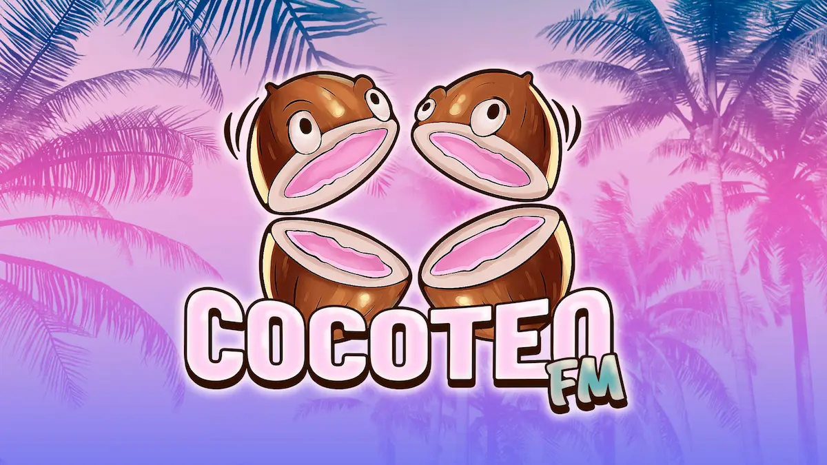 Logo de Cocoteo FM, la radio de música latina de GTA 6