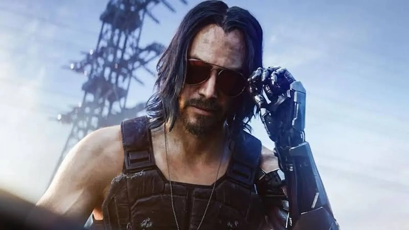 Keanu Reeves como Johnny Silverhand en Cyberpunk 2077
