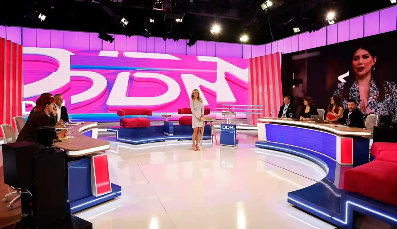 Mariana Fabbiani en el estudio de El diario de Mariana