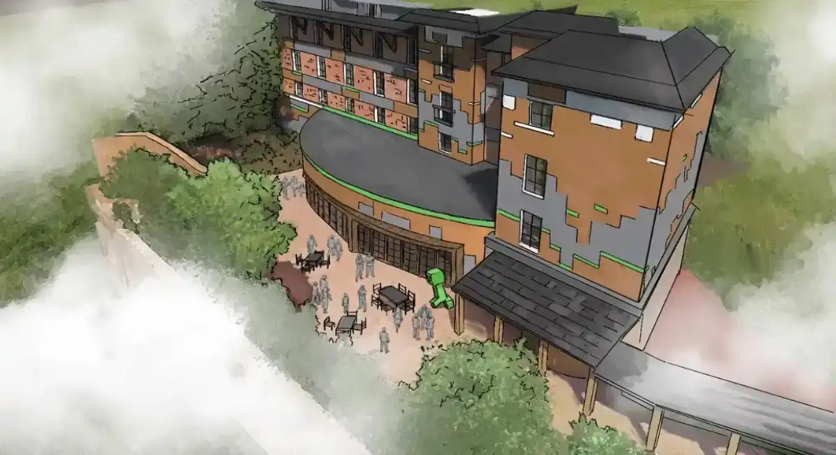 Minecraft tendrá su primer hotel en 2027