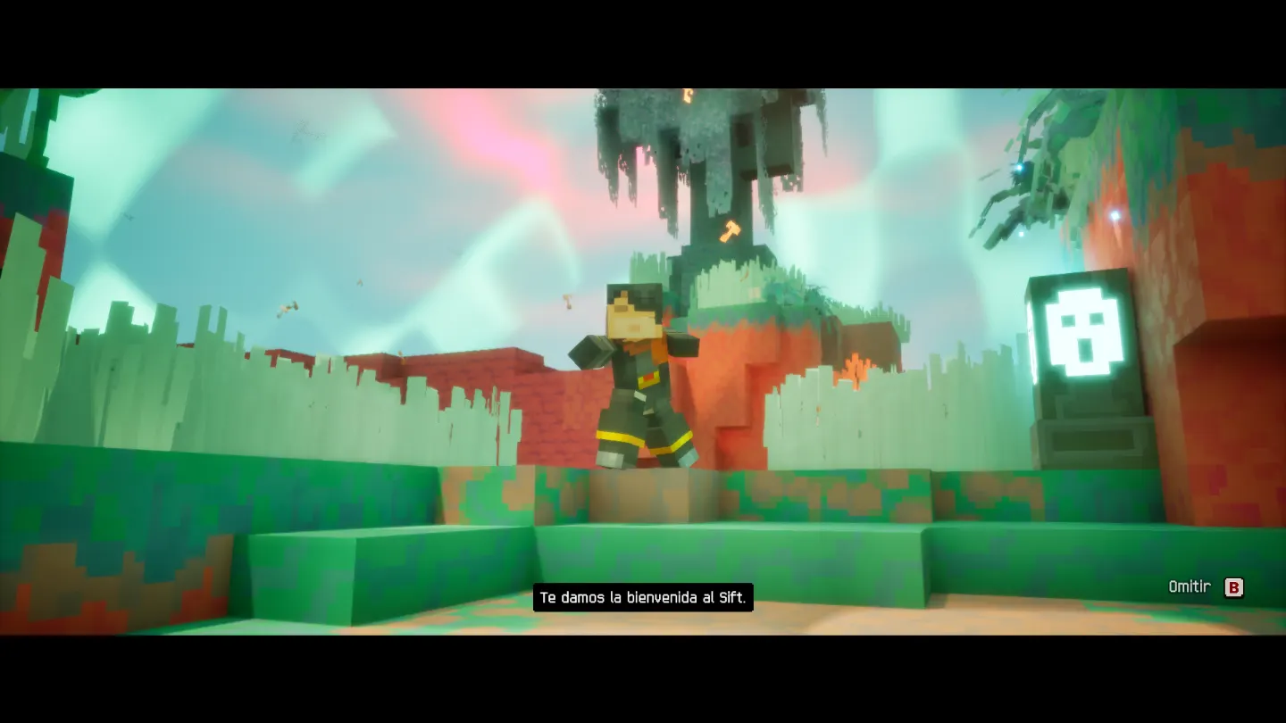 Minecraft Dungeons II: el héroe llega al Sift, la nueva dimensión del juego, en una cinemática
