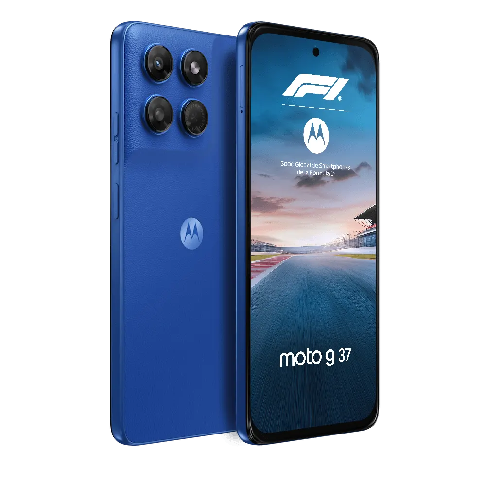 moto g37 de Motorola en color PANTONE Nautical Blue