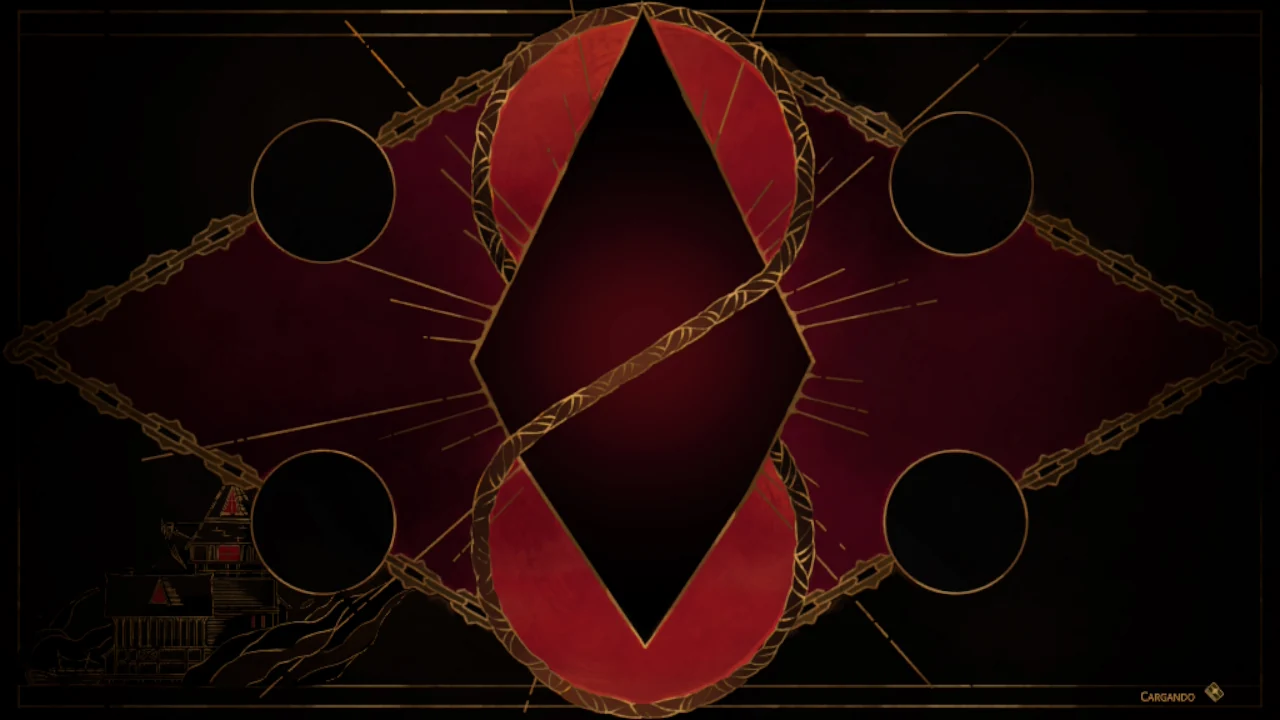 Pantalla de carga de Castlevania Belmont’s Curse con el lienzo que se completa al avanzar en la historia