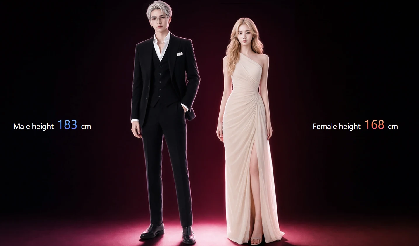 Modelos UWORLD U1, robots humanoides de UBTECH masculino y femenino