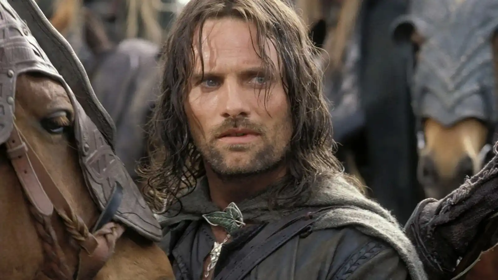 Viggo Mortensen como Aragorn en la trilogía de El Señor de los Anillos