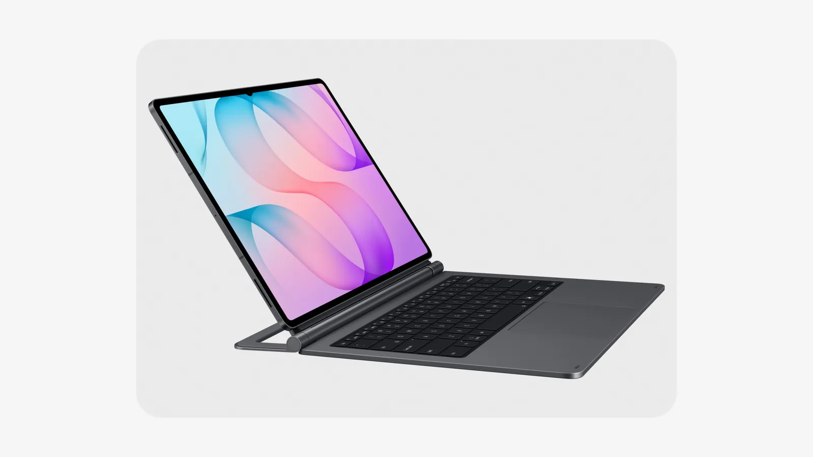 La Galaxy Tab S12 con una funda con teclado de Samsung